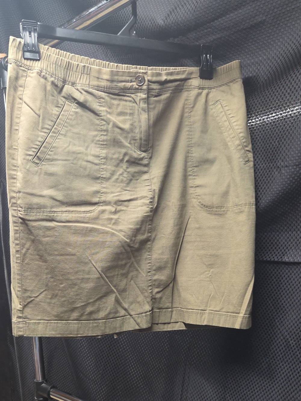 J. Jill Olive Utility Bermuda Shorts